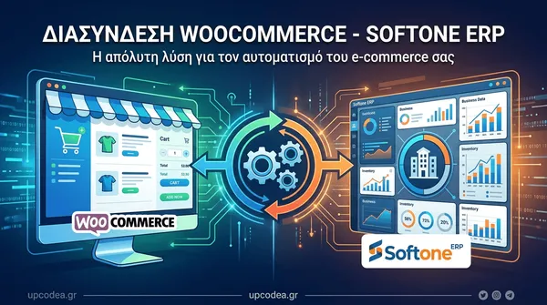 διασύνδεση woocommerce softone